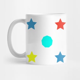 coloful stars Mug